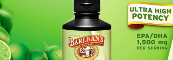 Barlean’s Ultra High Potency Omega Swirl has the taste and texture of a Key Lime Pie!