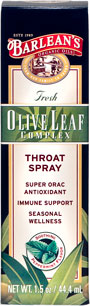 Olive Leaf Throat Spray Box