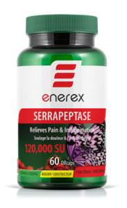 enerex Serrapeptase pain and inflammation reduction