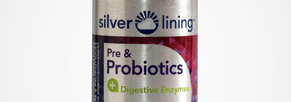 SILVER LINING™, a unique blend of prebiotic, probiotics and digestive enzymes