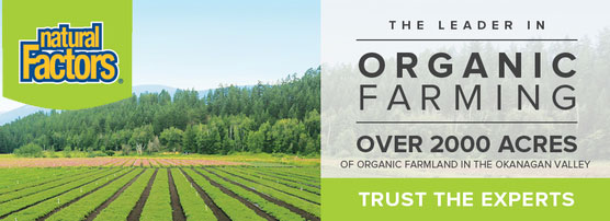 Natural Factors organic Farming ad